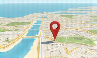 Google map showing Dubai, United Arab Emirates